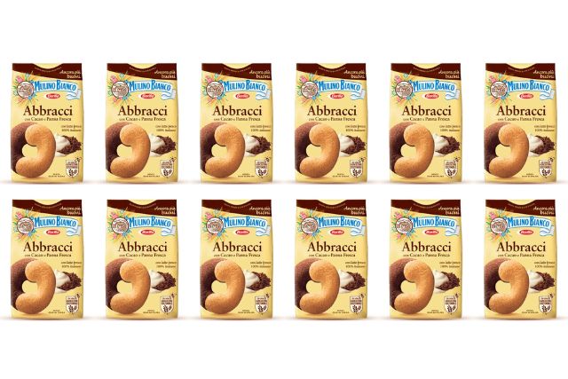 Mulino Bianco Abbracci Multibuy Offer (12x350g) | Delicatezza 