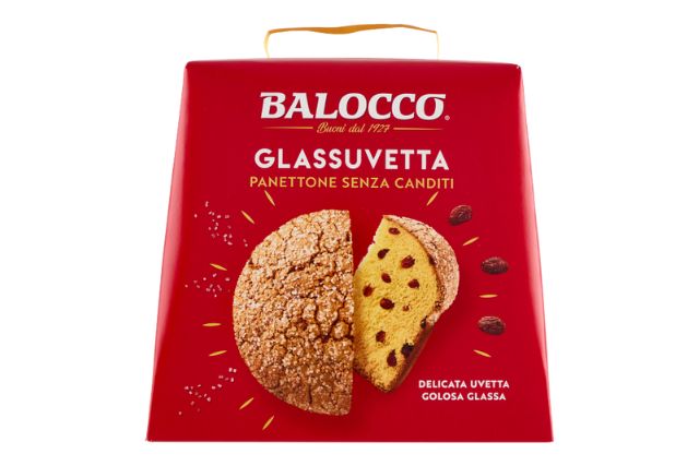 Balocco Panettone Glassuvetta Without Candied Fruit (12x750g) | Delicatezza | Special Order | Delicatezza