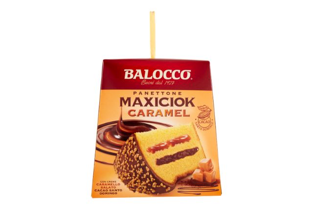 Balocco Panettone Maxiciok Caramel (12x800g) | Special Order | Delicatezza