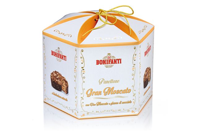 Bonifanti Gran Moscato Panettone Boxed (6x1kg) | Wholesale | Delicatezza