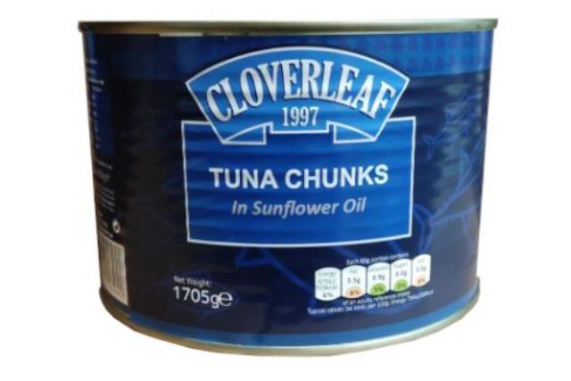 Cloverleaf Tuna Chunks In Sunflower Oil (1.7kg) |Wholesale | Delicatezza 