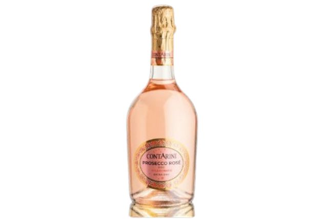 Contarini Prosecco Rosé DOC Extra Dry (750ml) - Italian Wine | Delicatezza