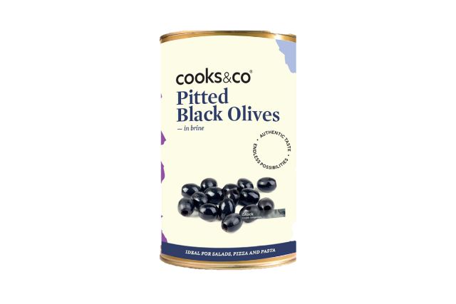 Cooks & Co Pitted Black Olives (4.1kg) | Wholesale | Delicatezza 