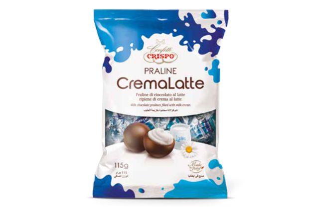 Crispo Milk Pralines Cremalatte (12x115g) | Special Order | Delicatezza