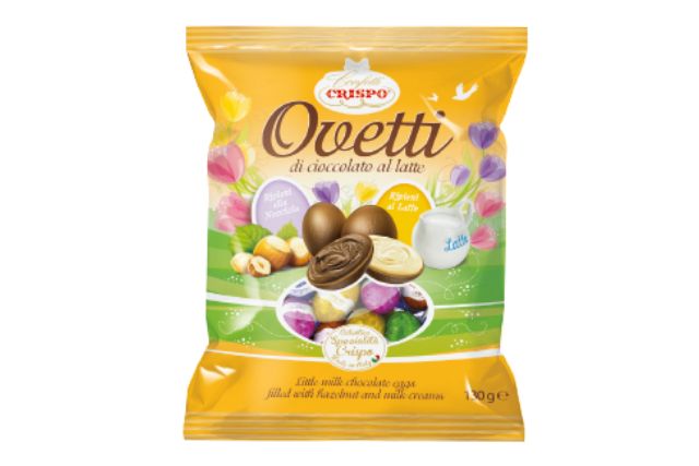 Crispo Ovetti Milk Chocolate (12x130g) | Special Order | Delicatezza