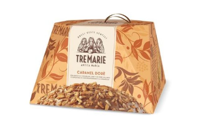 Galbusera Tre Marie Panettone Caramel Dore (12x900g) | Special Order | Delicatezza