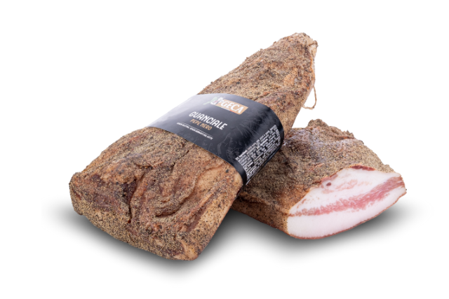 Geca Black Pepper Guanciale (avg. 450g) | Wholesale | Delicatezza