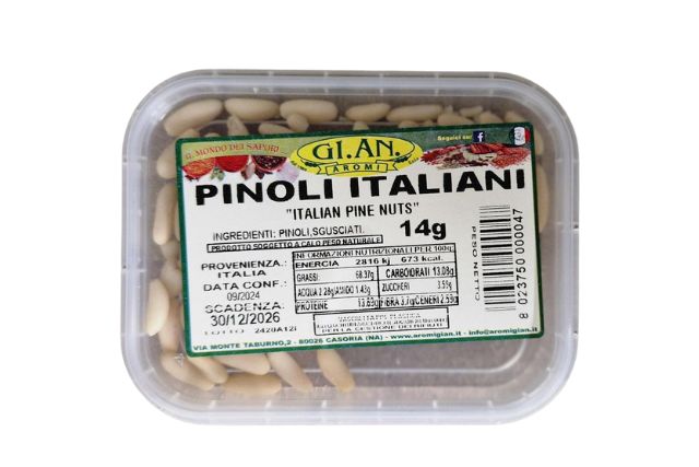 Gi. An Pinoli Sgusciati italiani - Shelled Pine Nuts (14g) | Delicatezza