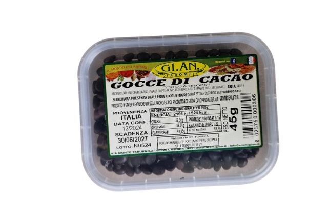 Gi. An Gocce di Cioccolato - Chocolate Chips (12x45g) | Special Order | Delicatezza