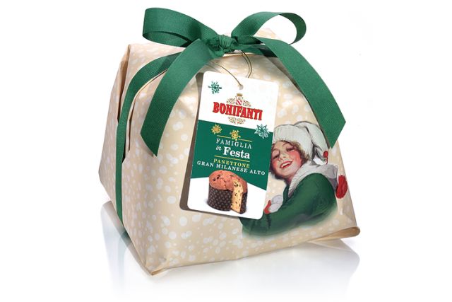 Bonifanti Gran Milanese Tall Panettone  Hand Wrapped (6x1kg) | Wholesale | Delicatezza