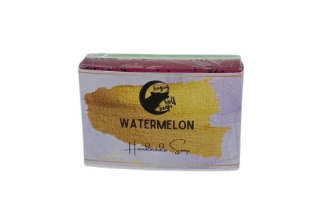 Singing Wolf Soaps Watermelon Soap Bar (100g)  Delicatezza