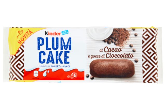 Ferrero Kinder Cocoa Plumcake (198g) | Delicatezza