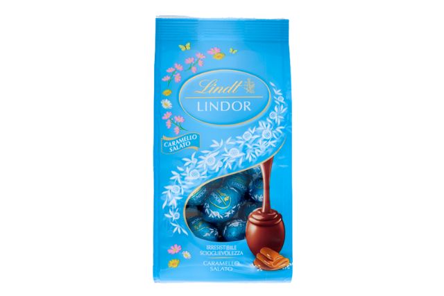 Lindt Lindor Caramel Sea Salt - Caramello Salato (18x180g) | Special Order | Delicatezza