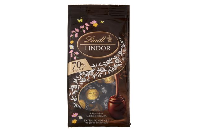 Lindt Lindor Extra Dark Chocolate - Extra Fondente 70% (18x180g) | Special Order | Delicatezza