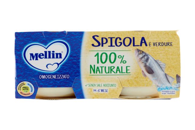 Mellin Sea Bass Puree (12x2x80g) - Baby Food | Special Order | Delicatezza