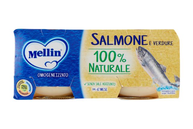 Mellin Salmon Puree (12x2x80g) - Baby Food | Special Order | Delicatezza