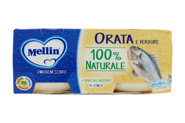 Mellin Sea Bream Puree (12x2x80g) - Baby Food | Special Order | Delicatezza