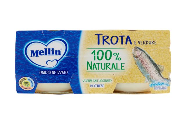 Mellin Trout Puree (12x2x80g) - Baby Food | Special Order | Delicatezza