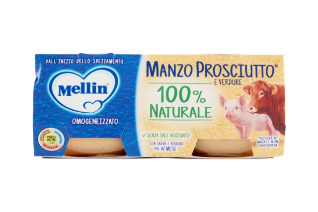 Mellin Beef and Ham Puree (2x80g) - Baby Food | Delicatezza