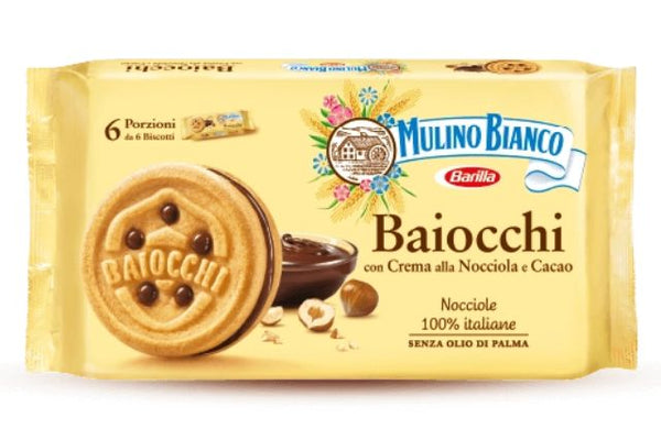 Mulino Bianco Baiocchi Biscuits With Pistachio, 240g