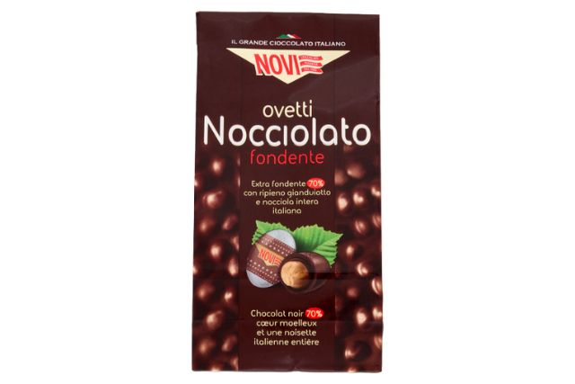 Novi Ovetti Dark Chocolate Hazelnuts (10x145g) | Special Order | Delicatezza