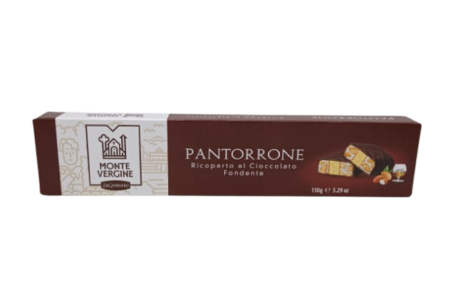 Di Gennaro Pantorrone Nougat Covered with Dark Chocolate (150g) | Delicatezza