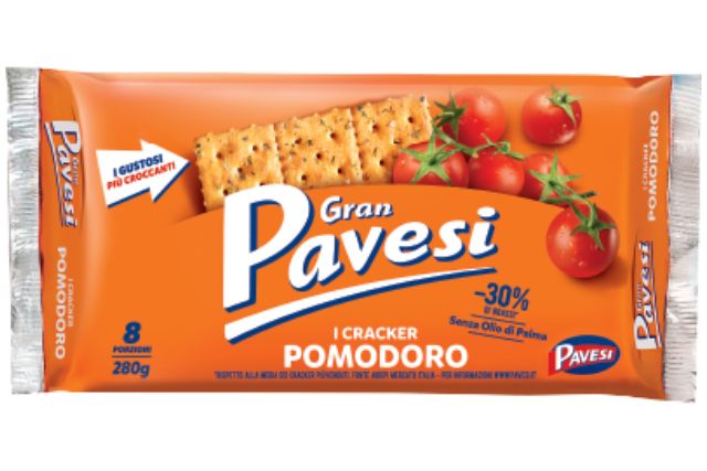 Pavesi Crackers Cheese and Tomatoes (12X280g) | Special Order | Delicatezza