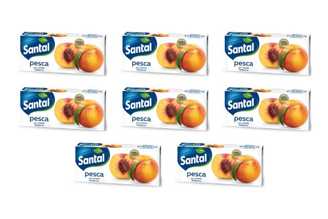 Santal Peach Children s Carton Multibuy Offer (8x3x200ml) | Delicatezza