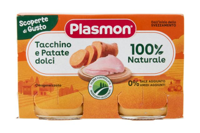 Plasmon Turkey and Potato Puree (12x2x120g) - Baby Food | Special Order | Delicatezza