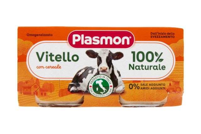 Plasmon Veal Puree (2x80g) - Baby Food | Delicatezza