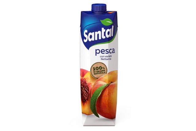 Santal Peach Carton (12x1L) | Wholesale | Delicatezza 