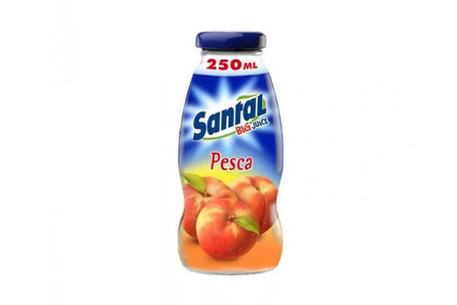 Santal Peach Glass Bottles (24x250ml) | Wholesale | Delicatezza 