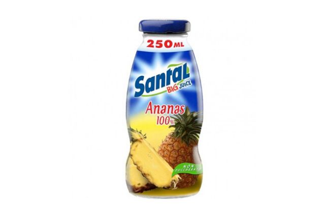 Santal Pineapple Glass Bottles (24x250ml) | Wholesale | Delicatezza 