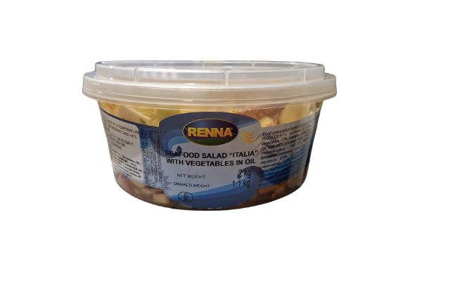 Renna Seafood Salad with Vegetables in Oil (2kg) - Insalata di Mare | Wholesale | Delicatezza