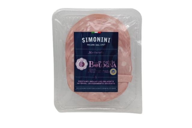 Simonini Mortadella Bologna IGP Sliced (100g) | Delicatezza 