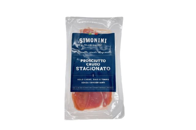 Simonini Prosciutto Crudo Stagionato Sliced (4x500g) | Wholesale | Delicatezza 