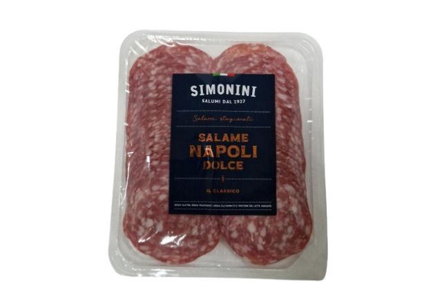 Simonini Salame Napoli Dolce Sliced (250g) | Wholesale | Delicatezza 