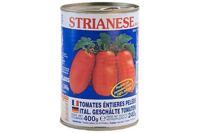 Strianese Peeled Tomatoes (24x400g) | Wholesale | Delicatezza