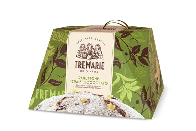 Galbusera Tre Marie Panettone Pear & Chocolate (12x900g) | Special Order | Delicatezza